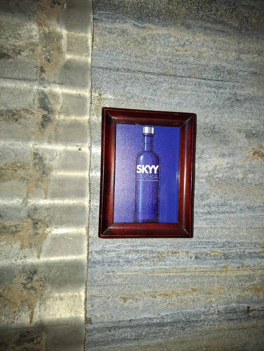 8 Bit Skyy Vodka Framed Mini Art Print By Neon Nicho